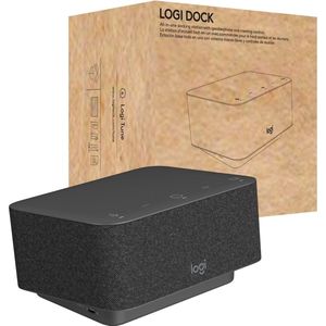 Logitech - Logi Dock - USB Hub - Dockingstation - Zwart - Kunststof