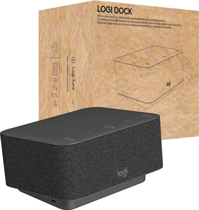 Logitech - Logi Dock - USB Hub - Dockingstation - Zwart - Kunststof