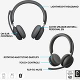 Logitech - Zone Wireless 2 - Headset - Grafiet - Ruisonderdrukkend