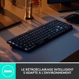 Logitech MX Mechanical - Draadloos mechanisch toetsenbord - FR AZERTY - Grijs