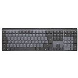 Logitech MX Mechanisch, Draadloos Verlicht Toetsenbord, Stille Tactiele Schakelaars, Pan Nordic QWERTY indeling - Grijs
