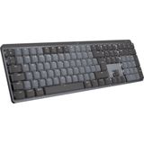 Logitech - MX Mechanical - Draadloos Mechanisch Toetsenbord - Grijs - Tactile - QWERTY ISO