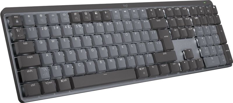 Logitech - MX Mechanical - Draadloos Mechanisch Toetsenbord - Grijs - Tactile - QWERTY ISO