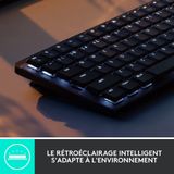 Logitech MX Mechanical Mini - Toetsenbord - FR AZERTY - Grijs