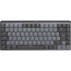 Logitech MX Mini Mechanical toetsenbord RF-draadloos + Bluetooth QWERTZ Zwitsers Grafiet, Grijs