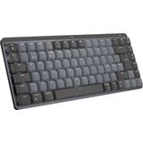 Logitech MX Mini Mechanical toetsenbord RF-draadloos + Bluetooth QWERTY Deens, Fins, Noors, Zweeds Grafiet, Grijs