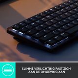 Logitech - MX Mini - Toetsenbord - Grafiet - RF-draadloos - Bluetooth - QWERTY US International