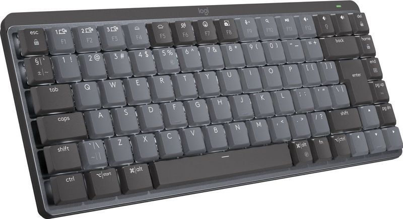 Logitech - MX Mini - Toetsenbord - Grafiet - RF-draadloos - Bluetooth - QWERTY US International
