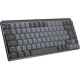 Logitech MX Mini Mechanical toetsenbord RF-draadloos + Bluetooth QWERTY US International Grafiet, Grijs