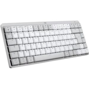 Logitech MX Mechanical Mini voor Mac, Draadloos Verlicht Mini-Toetsenbord, UK Engels QWERTY - Pale Grey