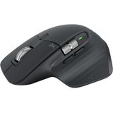 Logitech MX Master 3S – kabellose Performance-Maus mit ultraschnellem Scrollen, ergonomisch, 8K DPI, Glass Tracking, leises Klicken, USB-C, Bluetooth, Windows, Linux, Chrome – Dunkelgrau, 1er Pack