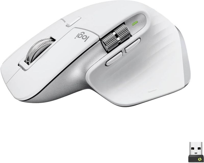 Logitech MX Master 3S - Draadloze Muis - Rechtshandig - Pale Gray