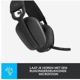 Logitech Zone Vibe 100 Zwart - Draadloze Hoofdtelefoon