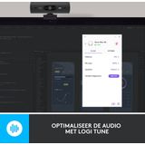 Logitech Zone Vibe 100 Lichte draadloze hoofdtelefoon met achtergrondruisonderdrukkingsmicrofoon, geavanceerde multipoint Bluetooth-hoofdtelefoon, werkt met teams, Google Meet, zoom, Mac/PC, wit