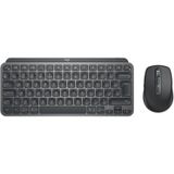 Logitech 920 011054 toetsenbord Inclusief muis RF draadloos + Bluetooth QWERTZ Duits Grafiet