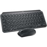 Logitech 920 011054 toetsenbord Inclusief muis RF draadloos + Bluetooth QWERTZ Duits Grafiet