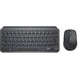 Logitech MX Keys Mini Combo for Business, compact draadloos toetsenbord en muis, Logi Bolt technologie, Bluetooth, gecertificeerd voor Windows/Mac/Chrome/Linux - grafiet