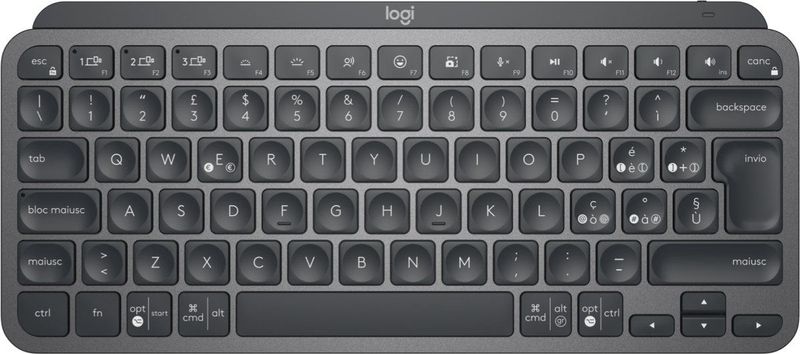 Logitech MX Keys Mini Combo for Business toetsenbord Inclusief muis RF-draadloos + Bluetooth QWERTY Italiaans Grafiet