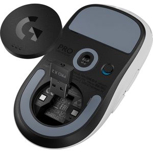Logitech G PRO X SUPERLIGHT 2 LIGHTSPEED Kabellose Gaming-Maus, Lightweight, 60g, 8K-Abrufrate, LIGHTFORCE Hybrid-Schalter, HERO 2 Sensor, 44K DPI, 5 programmierbare Tasten, USB-C, PC/Mac - Weiß