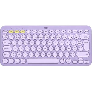 Logitech Toetsenbord Logitech K380 Azerty Frans Lila