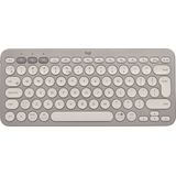 Logitech K380 - Draadloos Bluetooth Toetsenbord - Qwerty - Sand