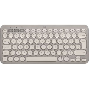 Logitech K380 - Draadloos Bluetooth Toetsenbord - Qwerty - Sand