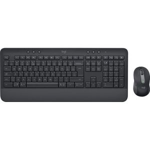 Logitech - MK650 Draadloos Toetsenbord - Grijs - Bluetooth - USB-ontvanger