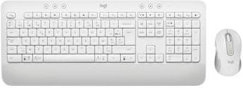 Logitech - MK650 Combo - Toetsenbord Inclusief Muis - RF-Draadloos - Bluetooth - Wit