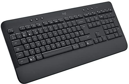 Logitech Signature K650 toetsenbord RF-draadloos + Bluetooth QWERTY Spaans Grafiet