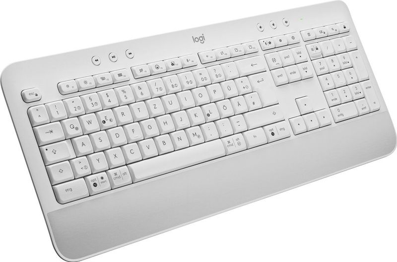 Logitech - Signature K650 - Draadloos Toetsenbord - Off White - QWERTZ