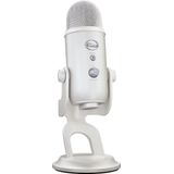 Logitech G Blue Yeti USB-Gaming-Mikrofon in Premiumqualität für Streaming, Blue VO!CE-Software, PC, Podcast, Studio, Computer-Mikrofon, Exklusive Streamlabs-Themes, Sonderedition - Weiß