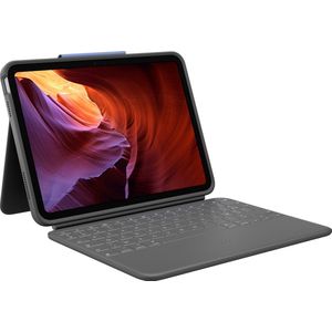 Logitech - Rugged Folio - Toetsenbordhoes - Grijs - Spatwaterdicht
