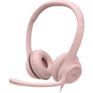 Logitech H390 - USB Headset - Roze - Imitatieleer - Ruisonderdrukkende Microfoon