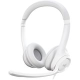 Logitech H390 Headset - OFF-WHITE - USB - Ruisonderdrukkende Microfoon