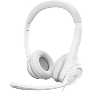 Logitech H390 Headset - OFF-WHITE - USB - Ruisonderdrukkende Microfoon