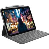 Logitech Slim Folio Grijs Bluetooth QWERTY US International