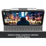 iPad Case + Keyboard Logitech 920 011426 Grey Spanish Qwerty
