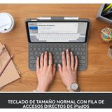 iPad Case + Keyboard Logitech 920 011426 Grey Spanish Qwerty
