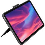 Logitech Combo Touch Case mit abnehmbarer Tastatur für iPad (10. Generation und A16), großem Präzisions-Trackpad, hintergrundbeleuchteter Tastatur in Standardgröße, Smart Connector, DEU QWERTZ- Grau