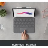 Logitech - Combo Touch - Toetsenbord Case - Zwart - Voor iPad (10e generatie)