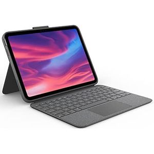 Logitech Combo Touch Apple iPad (2022) Toetsenbord Hoes QWERTY