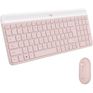 Logitech - MK470 - Toetsenbord en Muis - Draadloos - Compact - Zwart