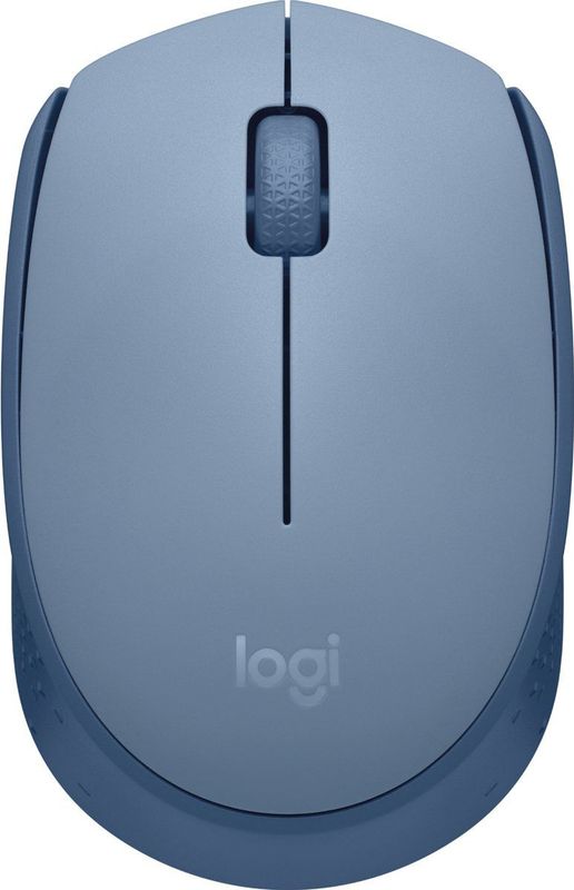 Logitech M171 Draadloze Muis Geschikt voor PC/Mac Inclusief USB Mini Receiver Blue Grey