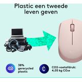 Logitech M171 - Draadloze Muis - Geschikt voor PC/Mac - Inclusief USB Mini Receiver - Rose