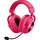 Logitech G PRO X 2 LIGHTSPEED Headset - Bedraad en Draadloos - Magenta