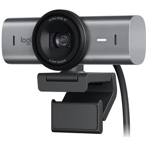 Logitech MX Brio - Webcam - 4K Ultra HD - 1080p/60fps - USB C - Graphite