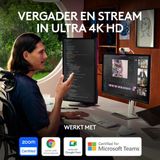 Logitech MX BRIO Ultra HD 4K Collaboration and Streaming - Graphite