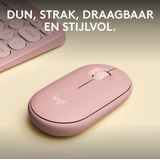 Logitech - Pebble Mouse 2 M350s - Draadloze Muis - Lichtgewicht - Gerecycled Plastic