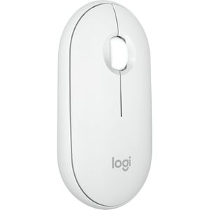 Logitech Pebble 2 M350s - Draadloze Muis - Bluetooth - 4000 dpi - Off White
