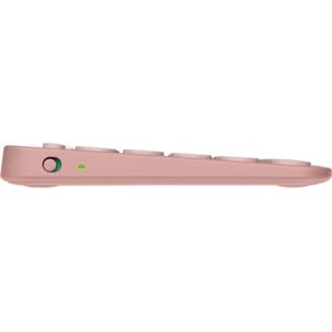 Logitech - Pebble Keys 2 K380s - Toetsenbord - Roze - Draadloos